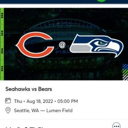 Seahawk Tickets For Sale Thursday.