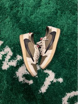 Travis Scott Jordan 1 Reverse Olive Size 10.5