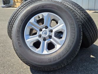 2021 17 inch Toyota 4Runner OEM TRD Off-Road Wheels and Tires!