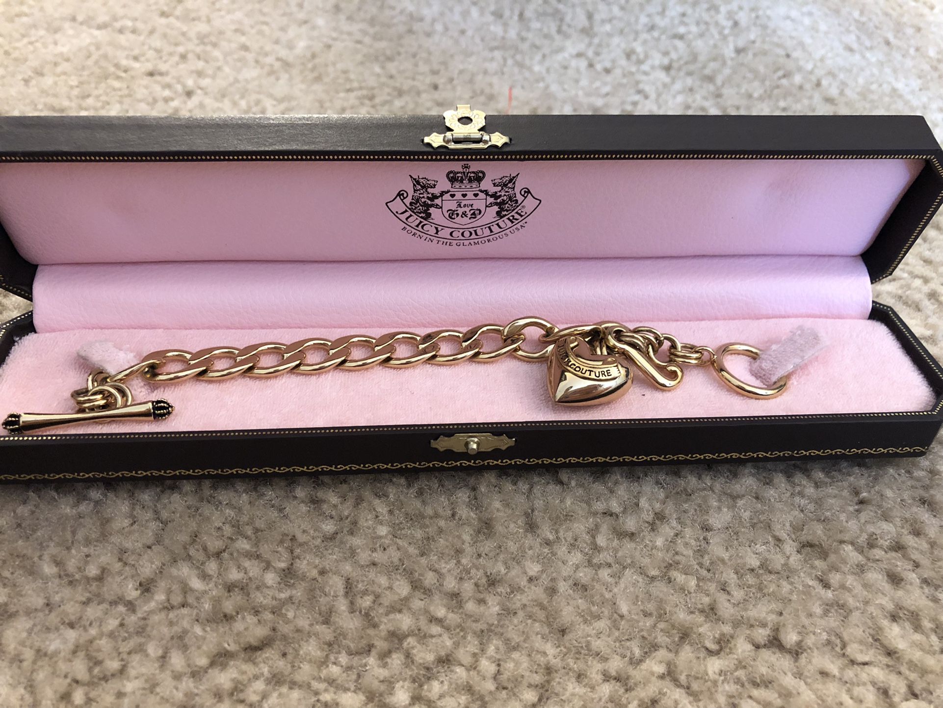 Juicy Couture Bracelet With Clock Charm for Sale in Queens, NY - OfferUp