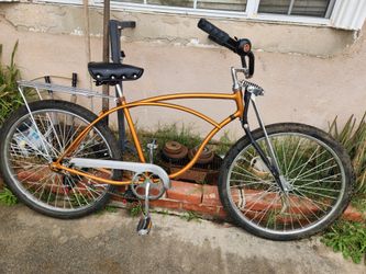 Vintage "26 Orange Coppertone Schwinn Beach Cruiser Bike "In Excellent Condition "