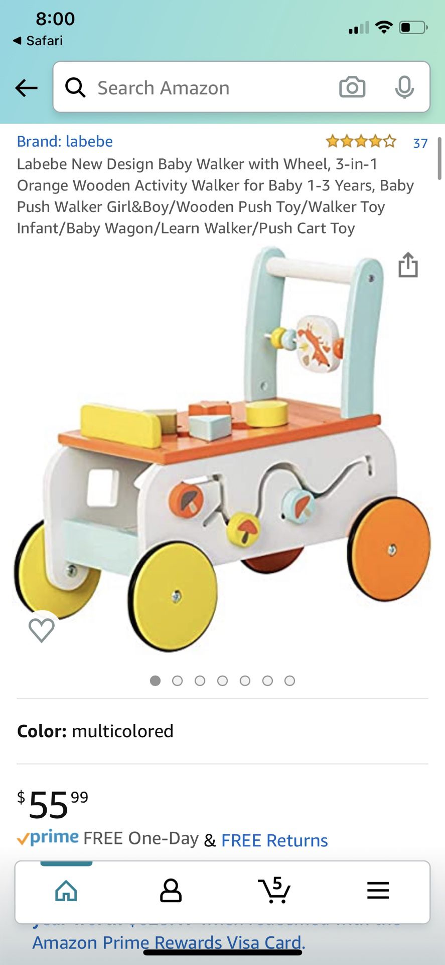 Baby walker toy - brand new