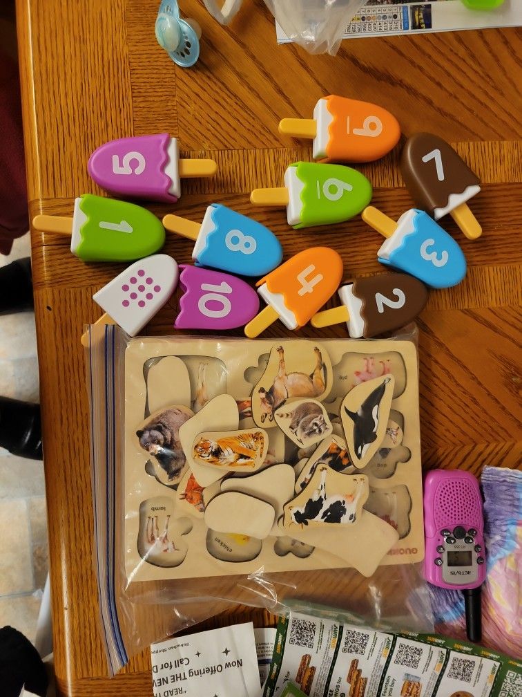 Counting Popsicles And 3 Animal Puzzles