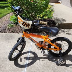 Kids Hot Wheels Orange BMX Bike 16-inch