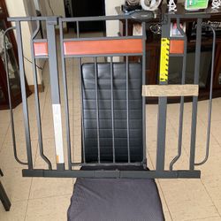 Iron gate with door to block the passage (animals, children, etc. etc.)