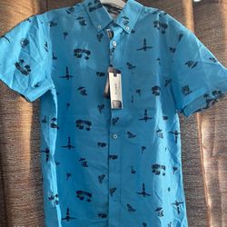 Men’s, Hawaiian Short Sleeve Shirt, Size Medium *NEW*