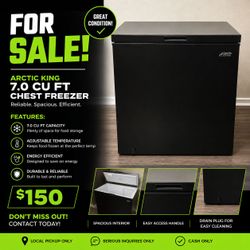 Arctic King 7.0 Cu Ft Chest Freezer