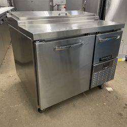 Continental PA43N Prep Refrigerator – 2 Door Model with Cold Pan Storage