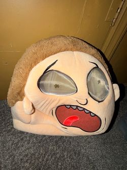 Rick & Morty Cartoon TV Show Morty Halloween Costume Cosplay Mask Used Pre Owned