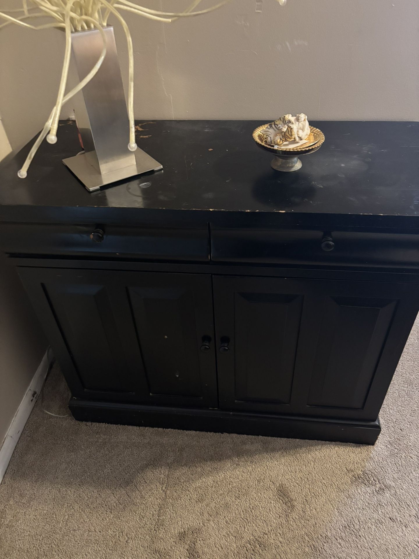 Wood Storage Cabinet