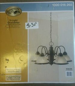 Hampton Bay 5-light Bronze Chandelier