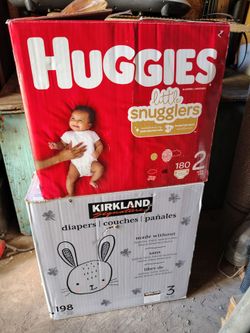 Huggies Little Snugglers Size 2 Diapers 180 Count ($65)