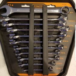 New Tactix 11 pc. Standard Wrench set