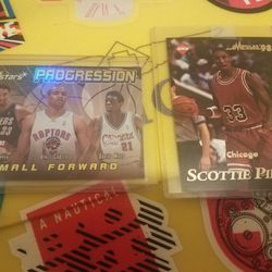 2 Collectible Multiplayer Sports Cards Featuring Vince Carter Scottie Pippen Kobe Bryant And Darius Miles