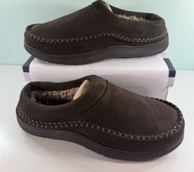 NEW Dearfoams Men's Comfort Memory Foam Slipper - XL(13-14)