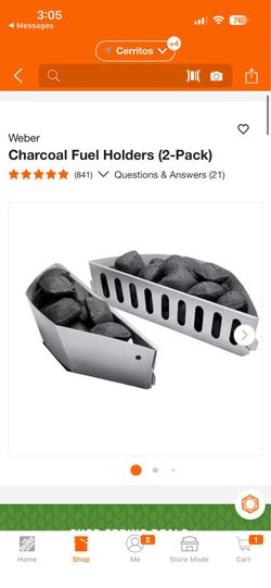 Weber Charcoal Fuel Holders (2-Pack)