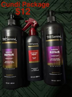 Tresemme Keratin repair shampoo & spray