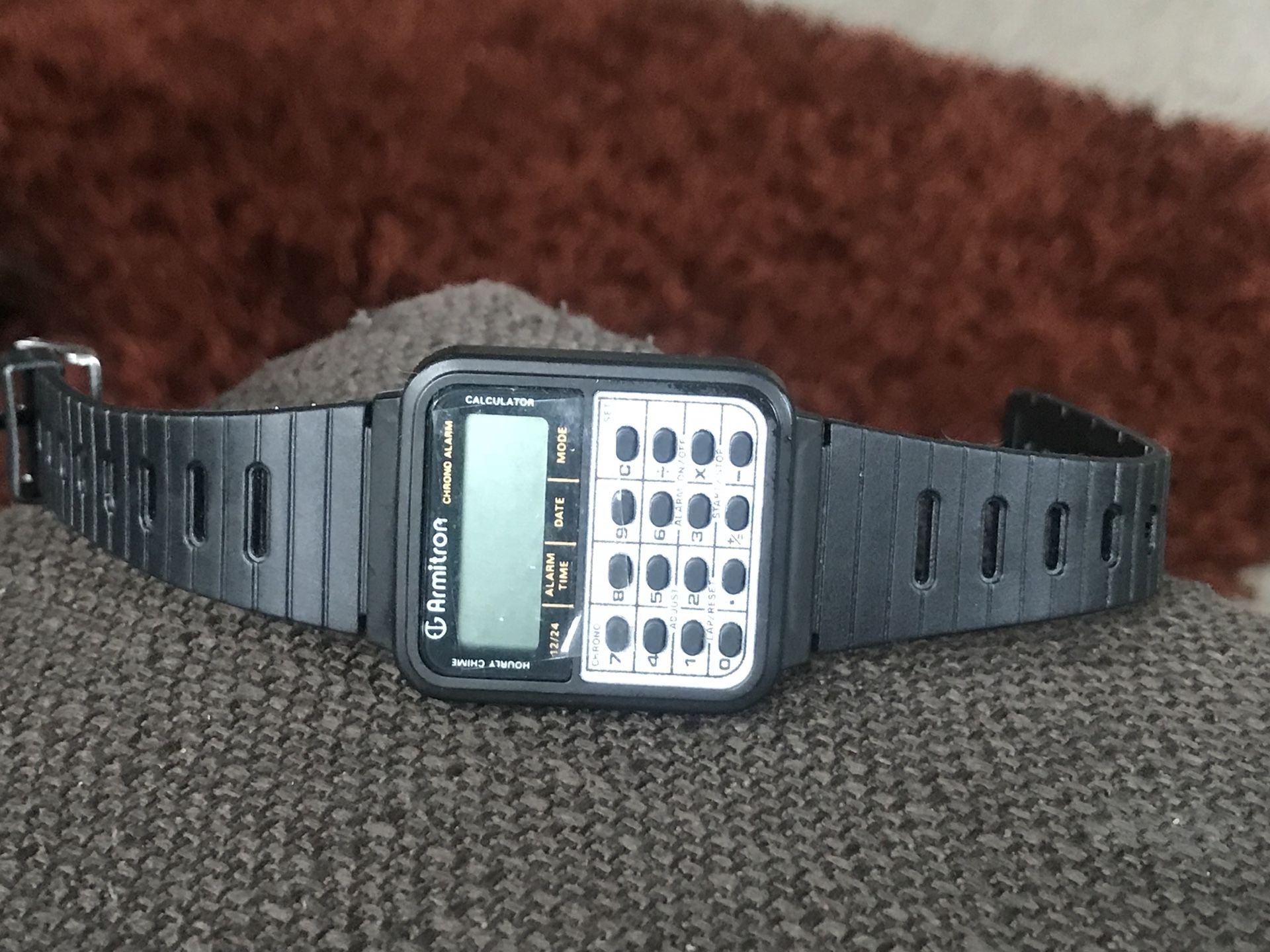 Armitron calculator cheap watch