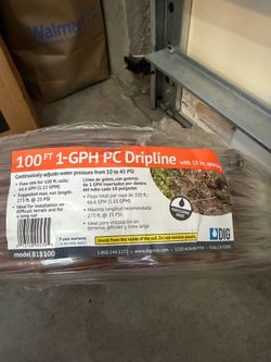 DIG 100 FT 1 GPH PC Dripline B18100