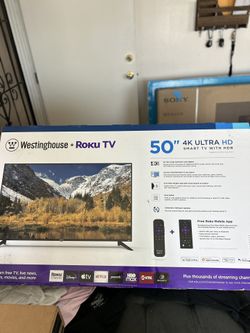 Westinghouse Roku TV 50” 4k Smart TV