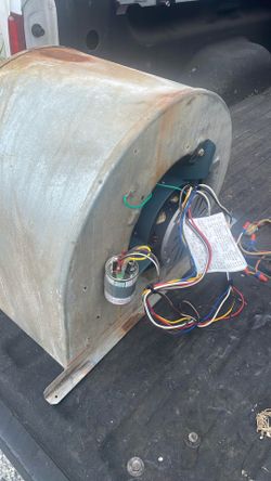 Furnace blower housing all new motor and blower wheel
