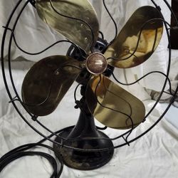 Emerson Four Blade Brass Fan