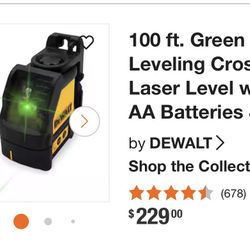 Dealt Level Laser Green 