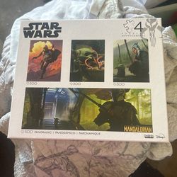 Brand new Never opened puzzles Mandalorian Star Wars