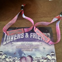 VIP WRISTBANDS LOVERS AND FRIENDS 2024