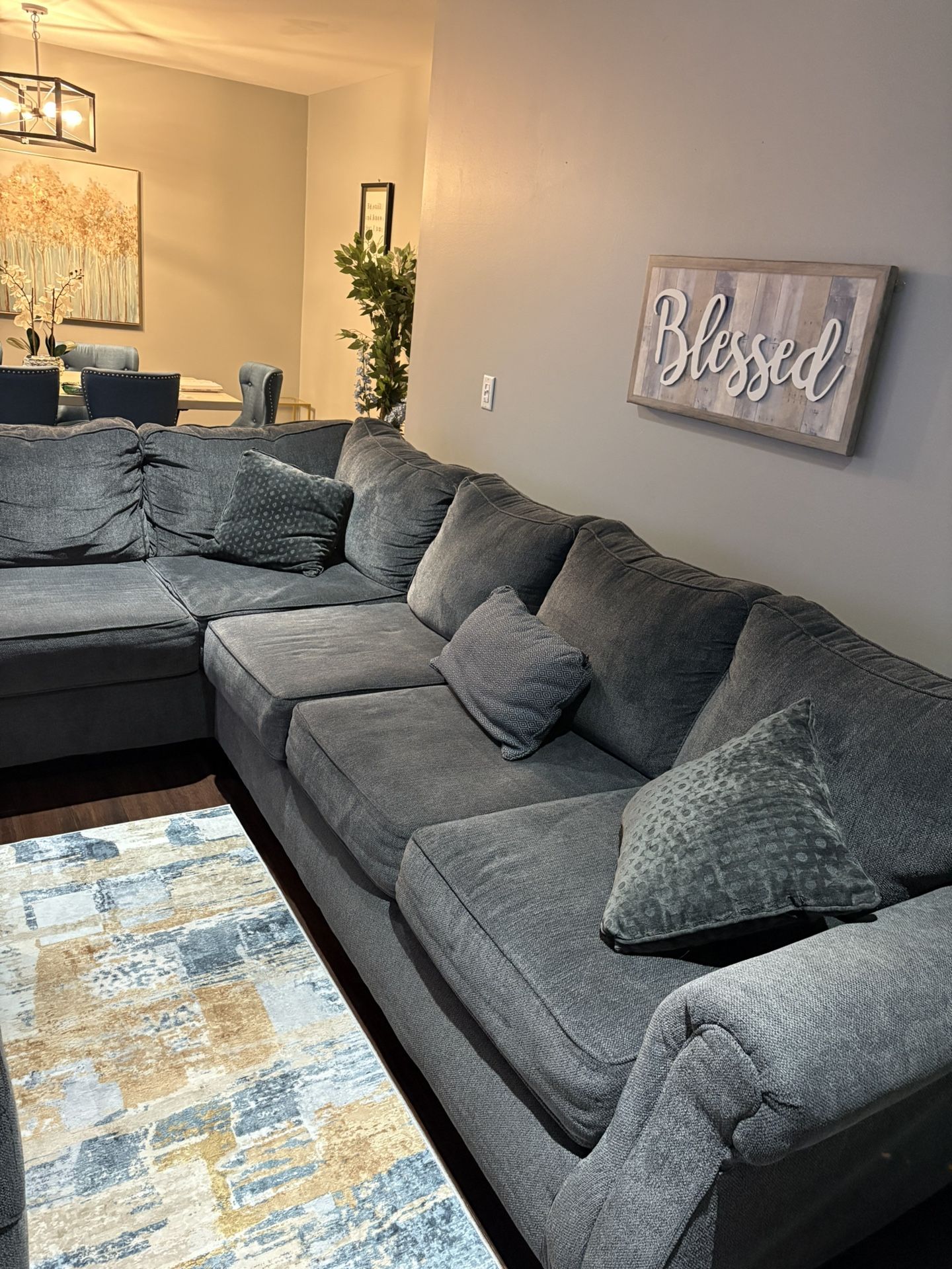 Used Sectional And Accent Chair