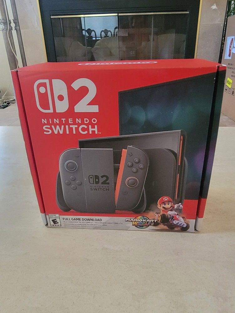 Brand New Nintendo Switch 2 With Mario Kart World $550