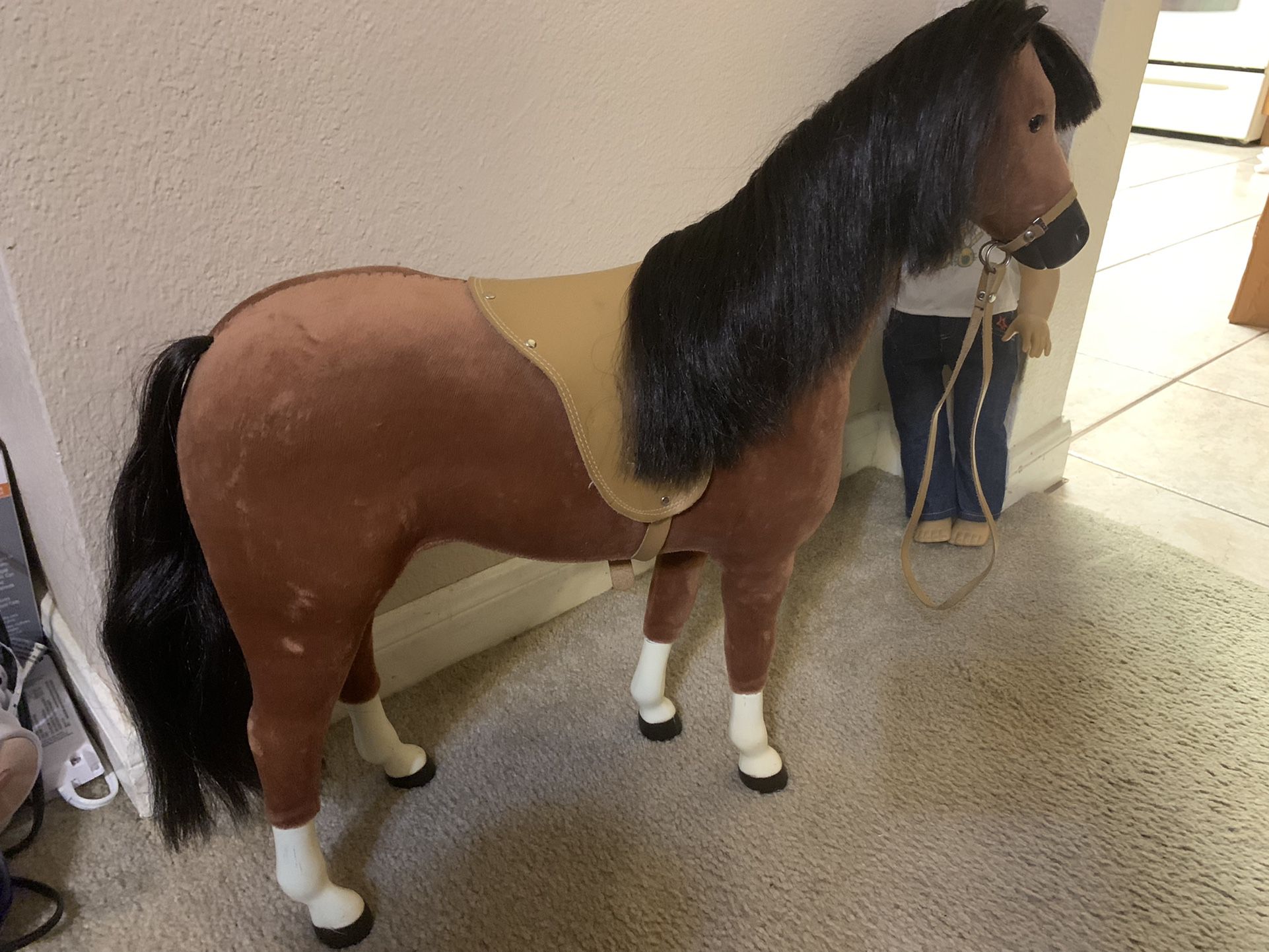 American Girl Horse & KS Doll