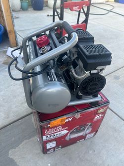 Shop Husky 2 Gal. 135 PSI Portable Electric Oil-Free Quiet Jobsite Air Compressor with Dual Pressure Gauges and 1-Quick Coupler Questions & Answers (2