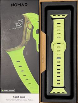 Nomad Sport Band Glow in the Dark 2.0 FKM for Apple Watch 45/46/49mm