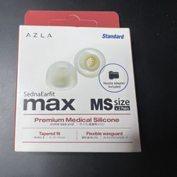 AZLA SednaEarfit MAX Standard (MS) - Earbud Tips for Wireless Headphones - Noise Canceling Earbuds Replacement Tips - Eartips Compatible with Sony, Sa