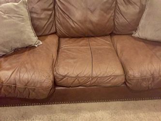 Leather sofa