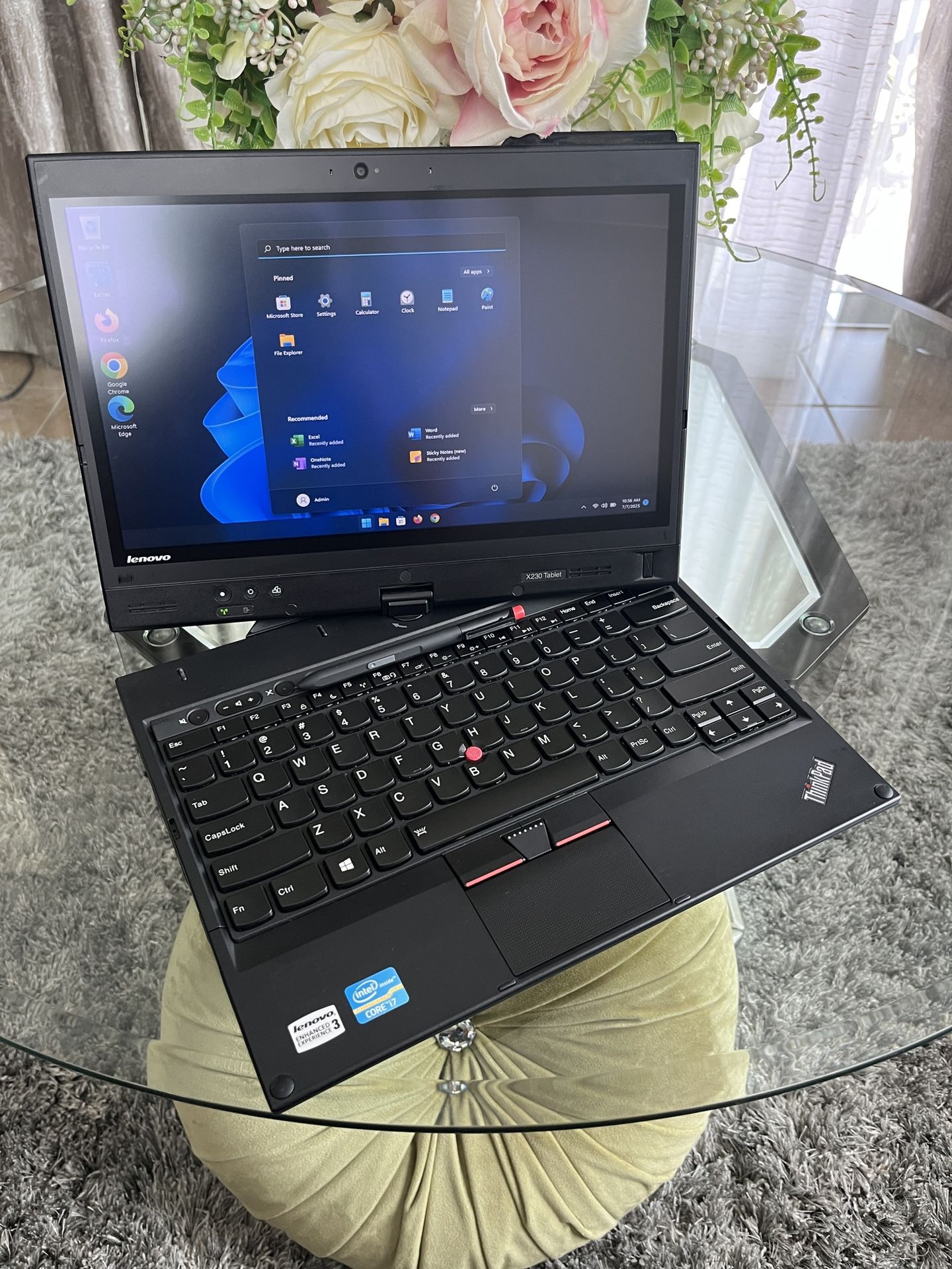 Lenovo Thinkpad X230 Laptop Tablet PC Intel i7 16GB RAM 240GB SSD Windows 11 and Office - $129