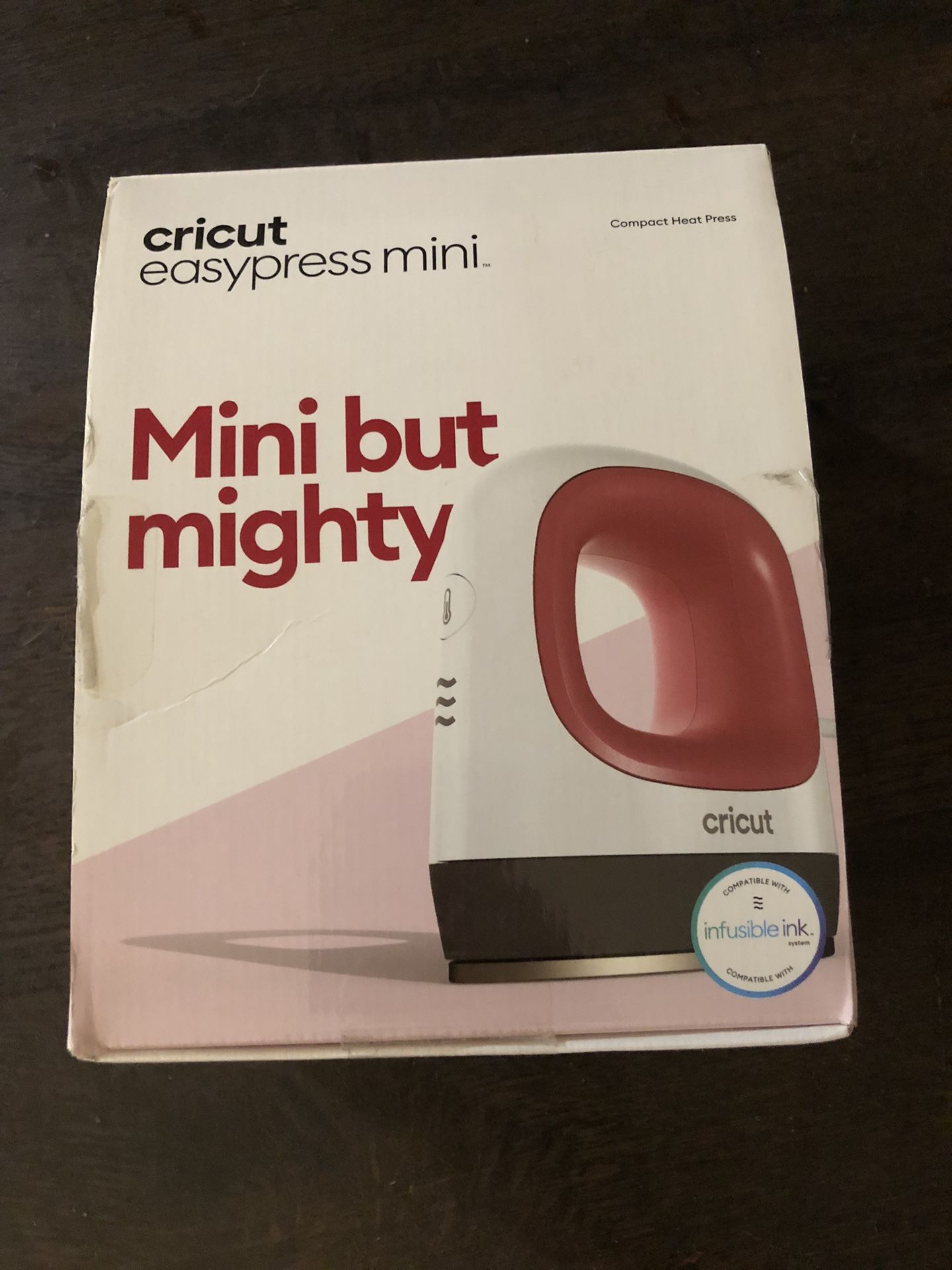 Cricut (contact info removed) Mini Heat Press for Vinyl Projects - Raspberry