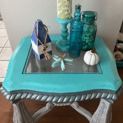 Large Sofa Table Glass Top Reduced 