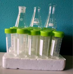 Mycology Lab Supplies Centrifuge Tubes, Laboratory Glass Flasks, Bottles