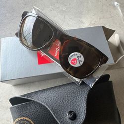 New Ray-Ban RB4184 Sunglasses | Tortoise / Polarized Brown Classic 