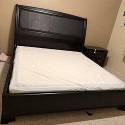 California King Bed , Two Night Stands( Without Matress)