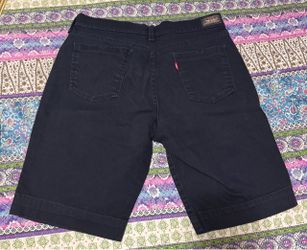 Levi's Black Denim Jean Shorts