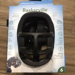 Baskerville dog muzzle, size 6 extra large