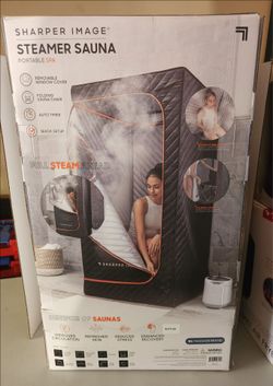 Brand new sharper image steamer sauna