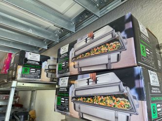 Restaurant catering chafing dishes 3 total