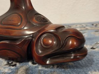 Boma Canada, Native American Orca shaped Trinket Box