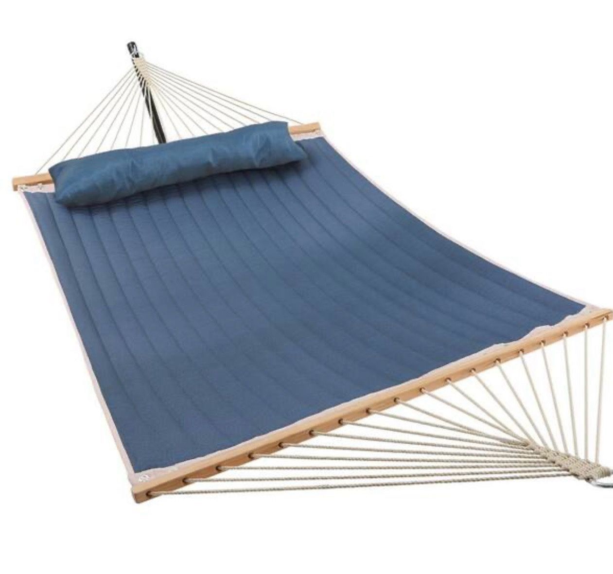 Double Outdoor Hammock with Hardwood