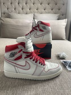 Jordan 1 Retro High Phantom Gym Red 