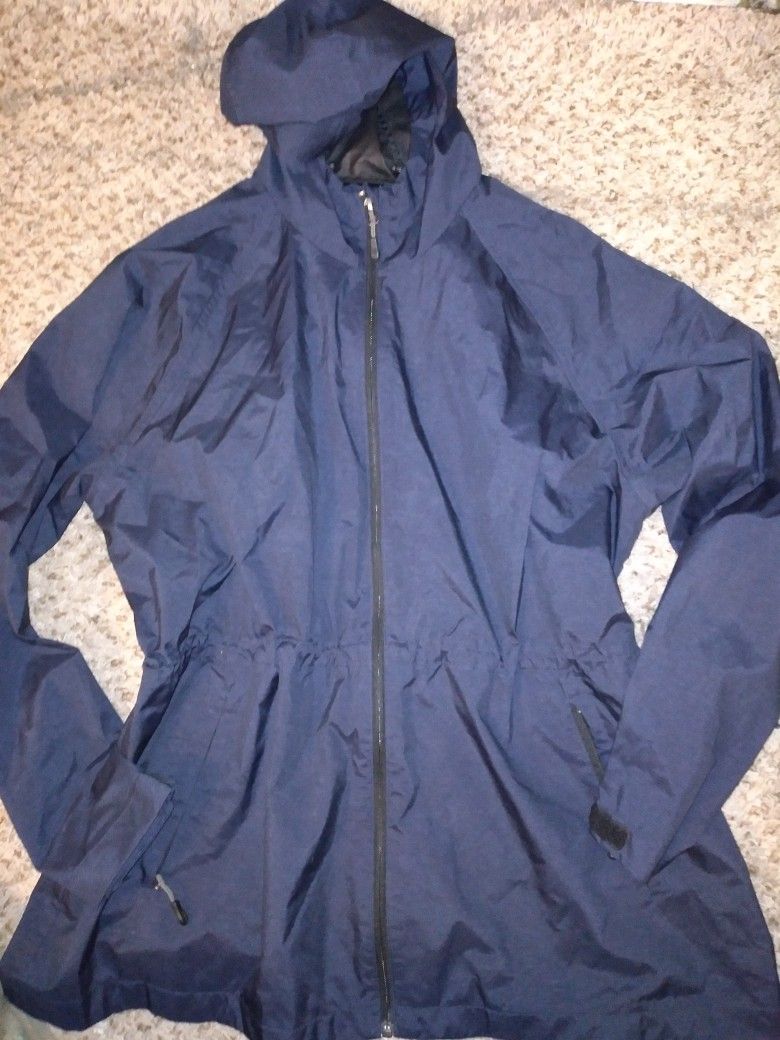 Womens Navy Cool32 Rain Jacket Size Xl